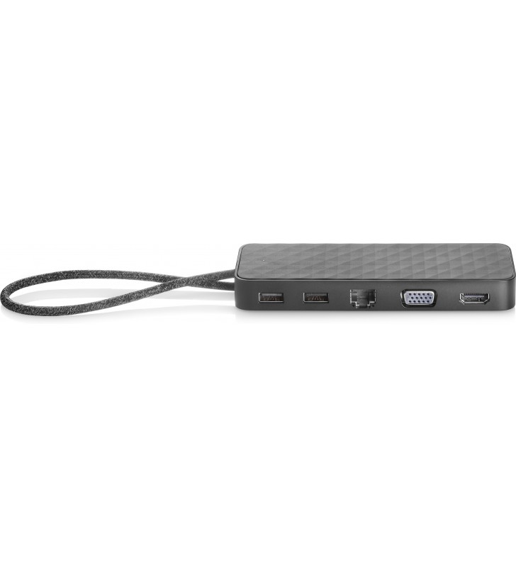 HP USB-C Mini Dock Prin cablu USB 3.2 Gen 1 (3.1 Gen 1) Type-C Negru
