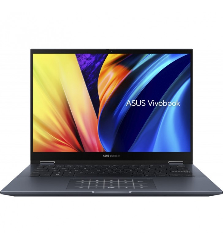 Ultrabook ASUS 14'' Vivobook S 14 Flip TP3402ZA, WUXGA Touch, Procesor Intel® Core™ i3-1220P (12M Cache, up to 4.40 GHz), 8GB DDR4, 256GB SSD, GMA UHD, Win 11 Home, Quiet Blue