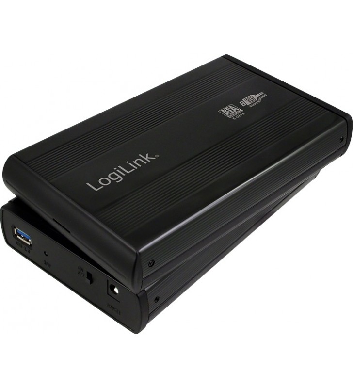 RACK EXTERN LOGILINK 3.5" HDD SATA to USB3.0, Aluminiu, black, "UA0107"
