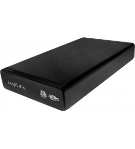 RACK EXTERN LOGILINK 3.5" HDD SATA to USB3.0, Aluminiu, black,alimentare externa 12V/2A, "UA0284"