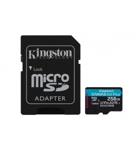 Kingston Technology Canvas Go! Plus memorii flash 256 Giga Bites SD Clasa 10 UHS-I