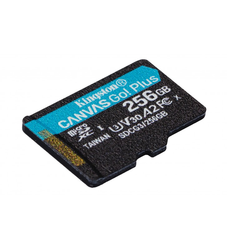Kingston Technology Canvas Go! Plus memorii flash 256 Giga Bites MicroSD Clasa 10 UHS-I