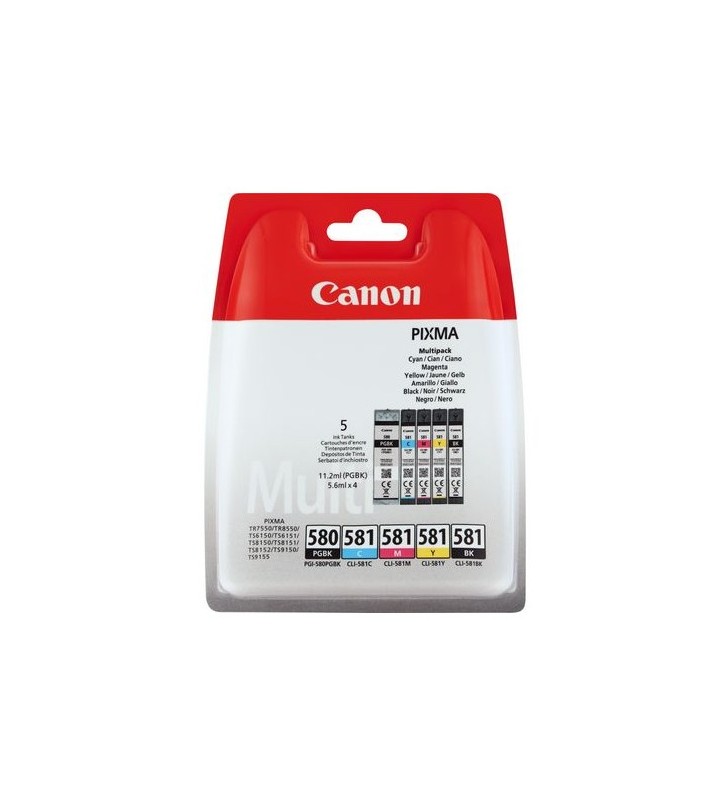 Canon 2024C006 cartușe cu cerneală Original Negru, Cyan, Magenta, Galben 5 buc.