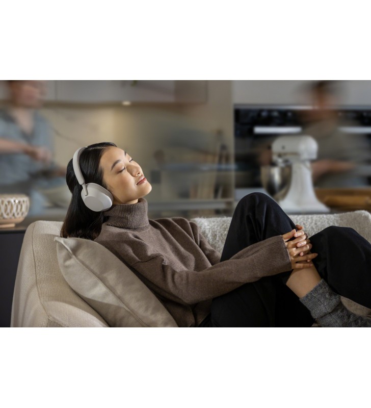 Sony WH-1000XM5 Căști Prin cablu & Wireless Bandă de fixare pe cap Apeluri/Muzică Bluetooth Argint