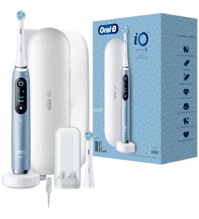 Braun Oral-B iO Series 9 Luxe Edition, periuță de dinți electrică (albastru/alb, aqua marine)