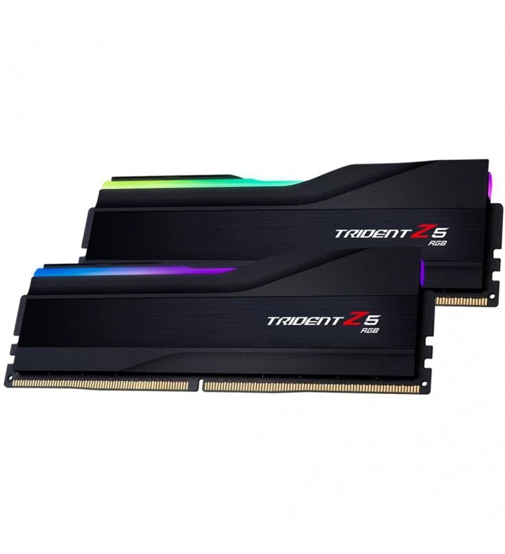 Kit de memorie G.Skill DIMM 32GB DDR5-6800 (negru, F5-6800J3445G16GX2-TZ5RK, Trident Z5 RGB, XMP)