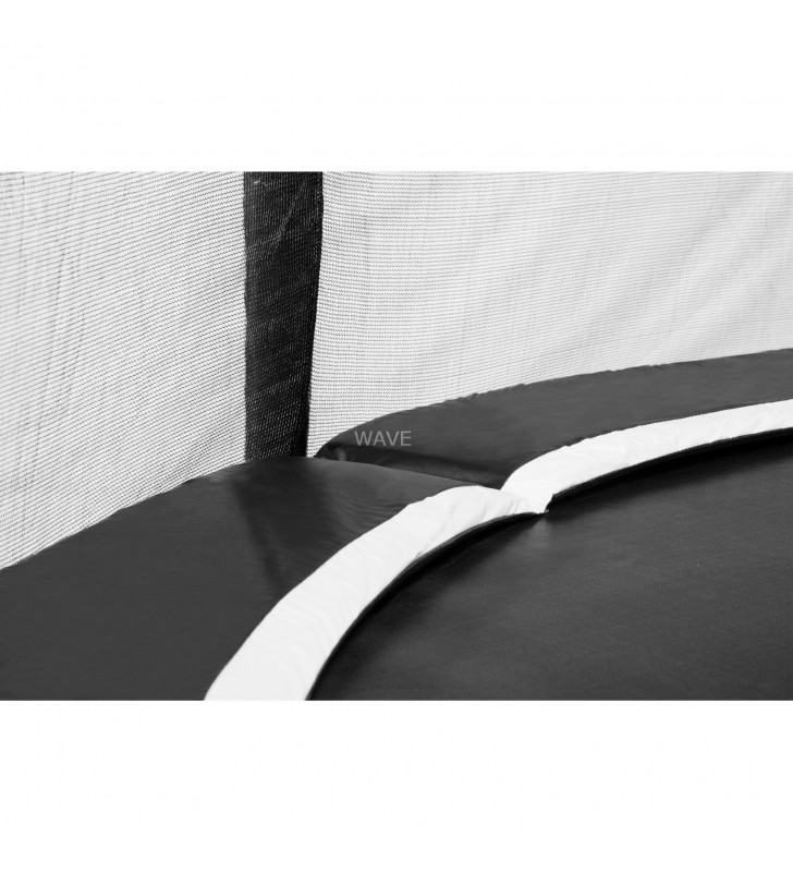 Combo trambulină Salta, echipament de fitness (negru, rotund, 366 cm)