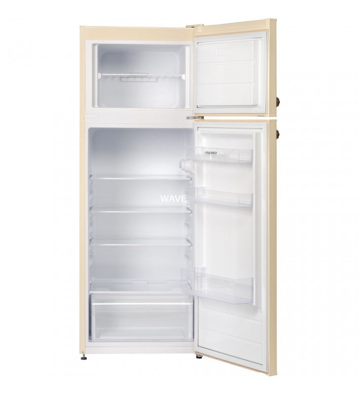 Respecta KS 144 VC, combinatie frigider/congelator (crem)
