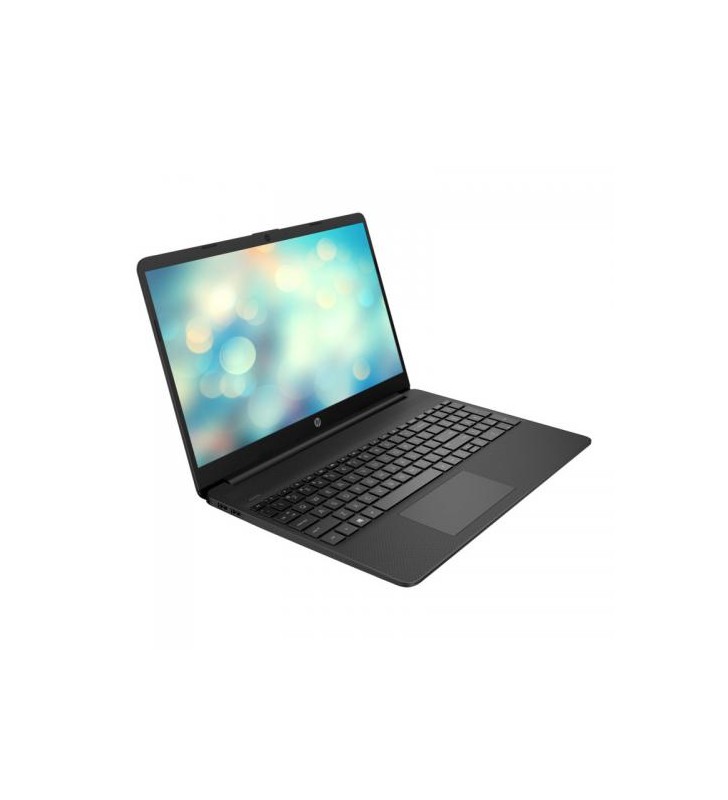 Laptop HP 15s-fq5040nq, Intel Core i3-1215U, 15.6inch, RAM 8GB, SSD 256GB, Intel Iris Xe Graphics, Free DOS, Jet Black