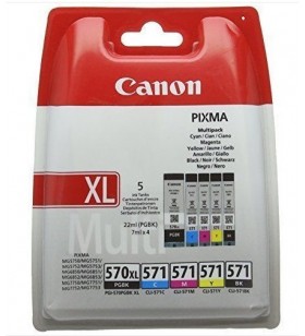 Canon PGI-570XL/CLI-571 PGBK Original Negru, Cyan, Magenta, Galben 5 buc.