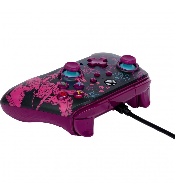 Controler cu fir îmbunătățit PowerA pentru Xbox Series X|S, Gamepad (roz/negru, Tiny Tina's Wonderlands)