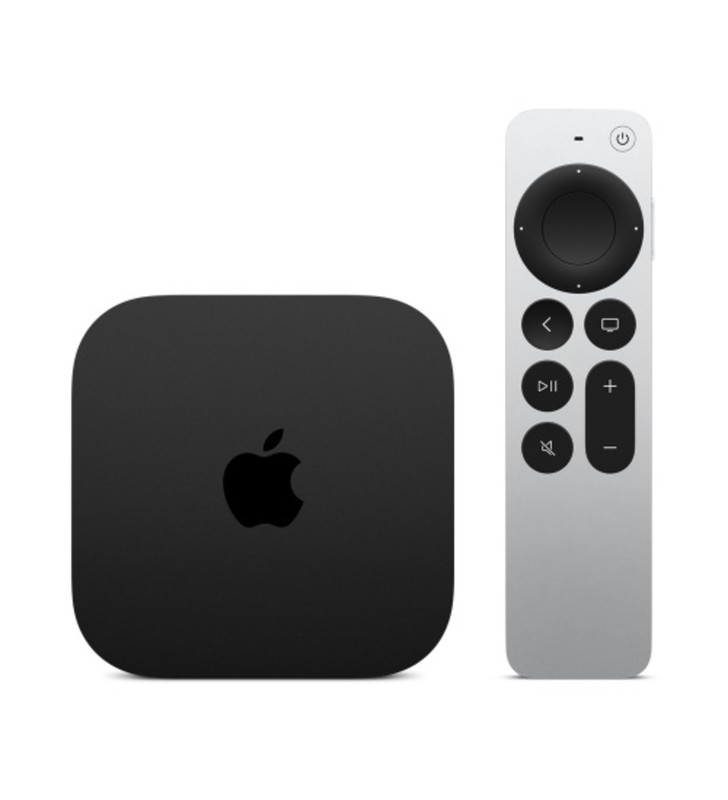 Apple TV 4K (a treia generație), client de streaming (negru, 128 GB)