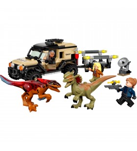 Jucărie de construcție LEGO 76951 Jurassic World Pyroraptor și Dilophosaurus