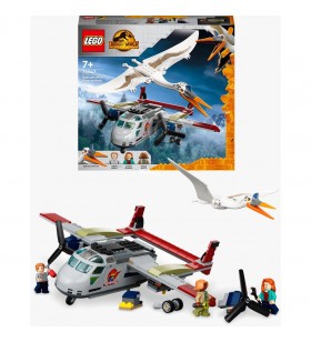 Jucărie de construcție LEGO 76947 Jurassic World Quetzalcoatlus pentru jaf cu avionul