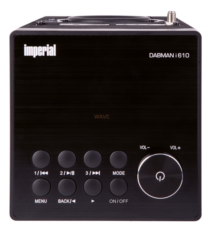Imperial DABMAN i610, radio (negru, WiFi, Bluetooth, DAB+, FM)
