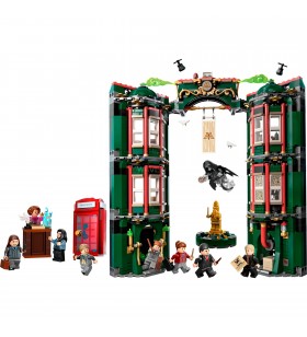 Jucărie de construcție LEGO 76403 Harry Potter Ministerul Magiei (Set modular construibil cu minifigurine și mecanism de conversie)