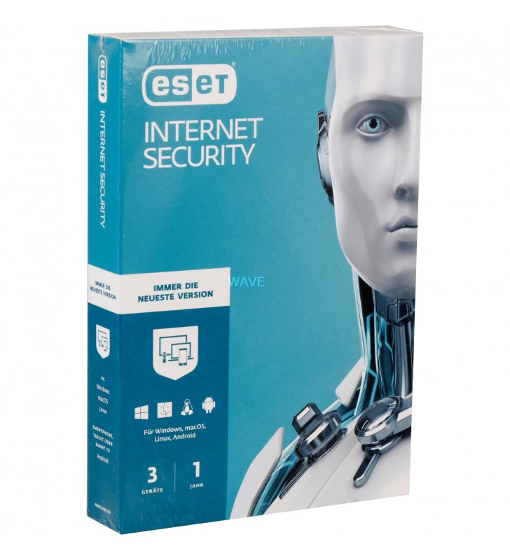 ESET Internet Security 2021, software de securitate (germană, 1 an, mini cutie)