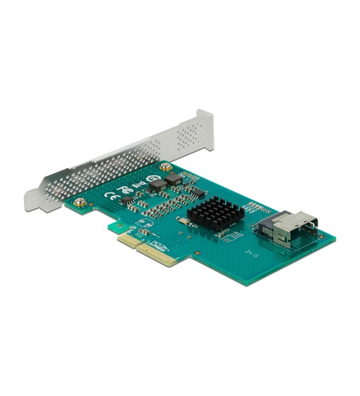 Placă DeLOCK PCI Express la 4 x SATA 6 Gb/s RAID și HyperDuo, placă de interfață