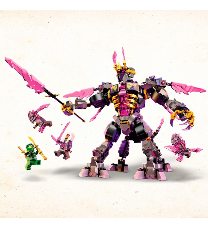 Jucărie de construcție LEGO 71772 Ninjago Regele de cristal (Cu o creatură centaur articulabilă și o minifigurină exclusivă a lui Lloyd)