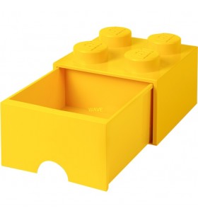 Room Copenhaga LEGO Brick Sertar 4 galben, cutie de depozitare (galben)