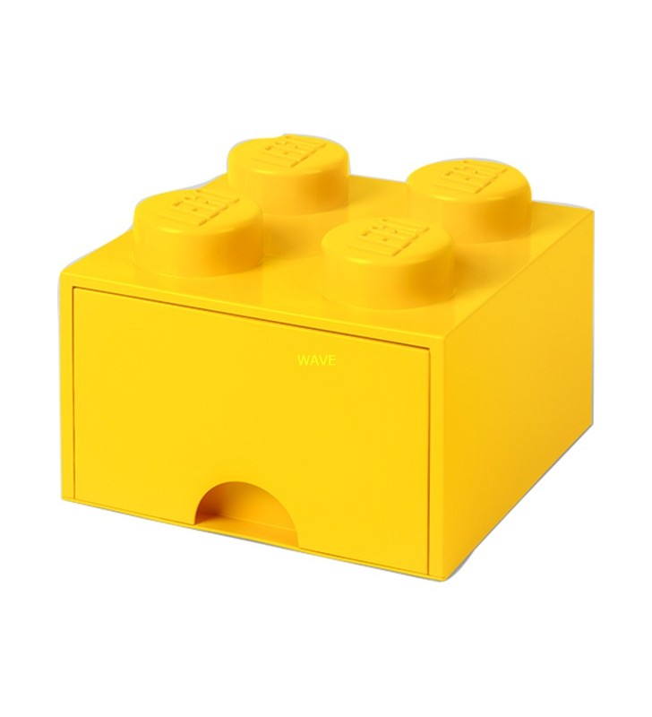 Room Copenhaga LEGO Brick Sertar 4 galben, cutie de depozitare (galben)