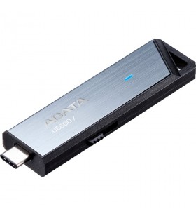 Unitate flash USB ADATA UE800 Elite de 256 GB (aluminiu (periat), USB-C 3.2 (10 Gbit/s))