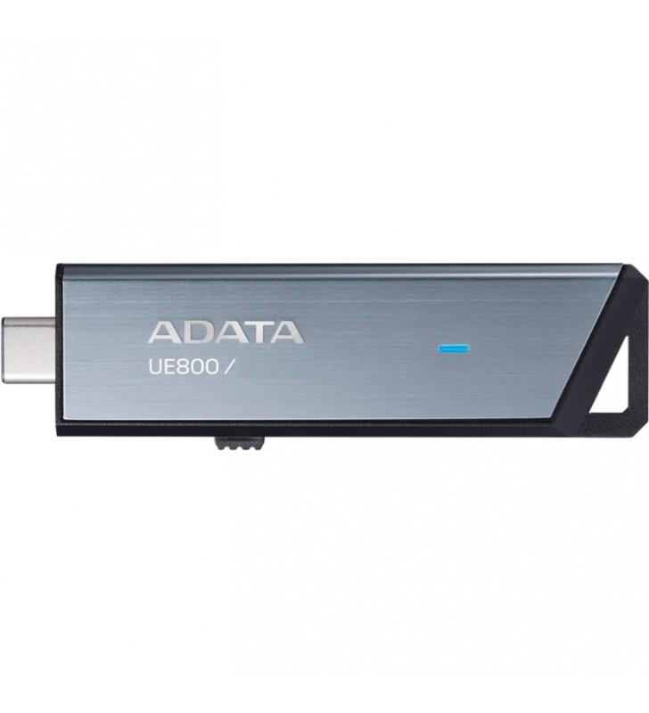 Unitate flash USB ADATA UE800 Elite de 256 GB (aluminiu (periat), USB-C 3.2 (10 Gbit/s))