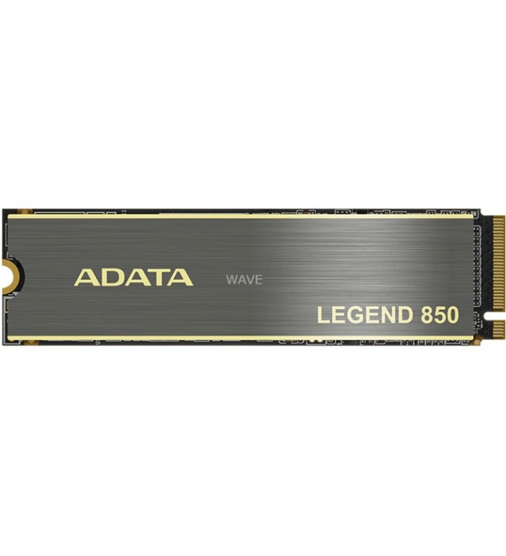 ADATA LEGEND 850 1TB, SSD (gri închis/auriu, PCIe 4.0 x4, NVMe 1.4, M.2 2280)