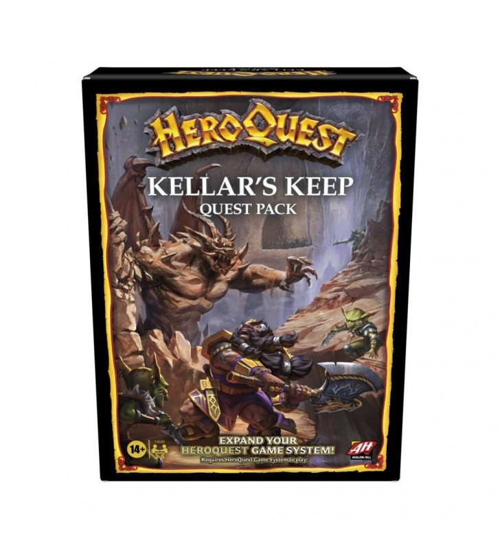 Avalon Hill HeroQuest Kellar's Keep Ediție suplimentară joc de masă Călătorie/aventură