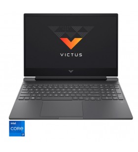 Laptop Gaming HP VICTUS 15-fa0006nq cu procesor Intel® Core™ i7-12700H pana la 4.70 GHz, 15.6", Full HD, 16GB, 512GB SSD, Nvidia GeForce RTX 3050 4GB, Free DOS, Silver
