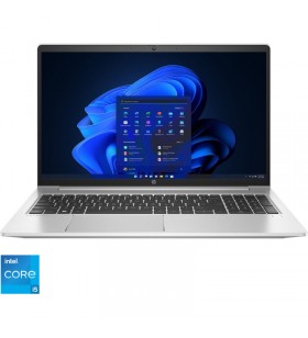 Laptop HP 15.6'' ProBook 450 G9, FHD IPS, Procesor Intel® Core™ i5-1235U, 16GB DDR4, 1TB SSD, GeForce MX570 2GB, Win 11 Pro, Silver