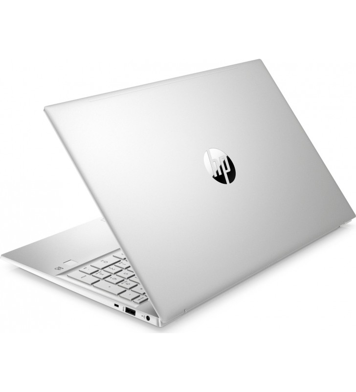 Laptop HP 15.6'' Pavilion 15-eg2031nq, FHD IPS, Procesor Intel® Core™ i5-1235U (12M Cache, up to 4.40 GHz, with IPU), 16GB DDR4, 512GB SSD, Intel Iris Xe, Free DOS, Silver