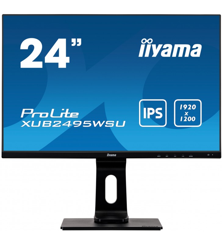 iiyama ProLite XUB2495WSU-B4 monitoare LCD 61,2 cm (24.1") 1920 x 1200 Pixel Negru