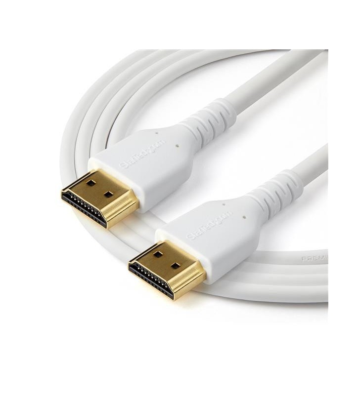 StarTech.com RHDMM2MPW cablu HDMI 2 m HDMI Tip A (Standard) Alb