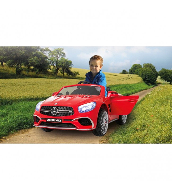 Jamara Ride-on Mercedes-Benz AMG SL65, vehicul pentru copii (rosu, 12V)