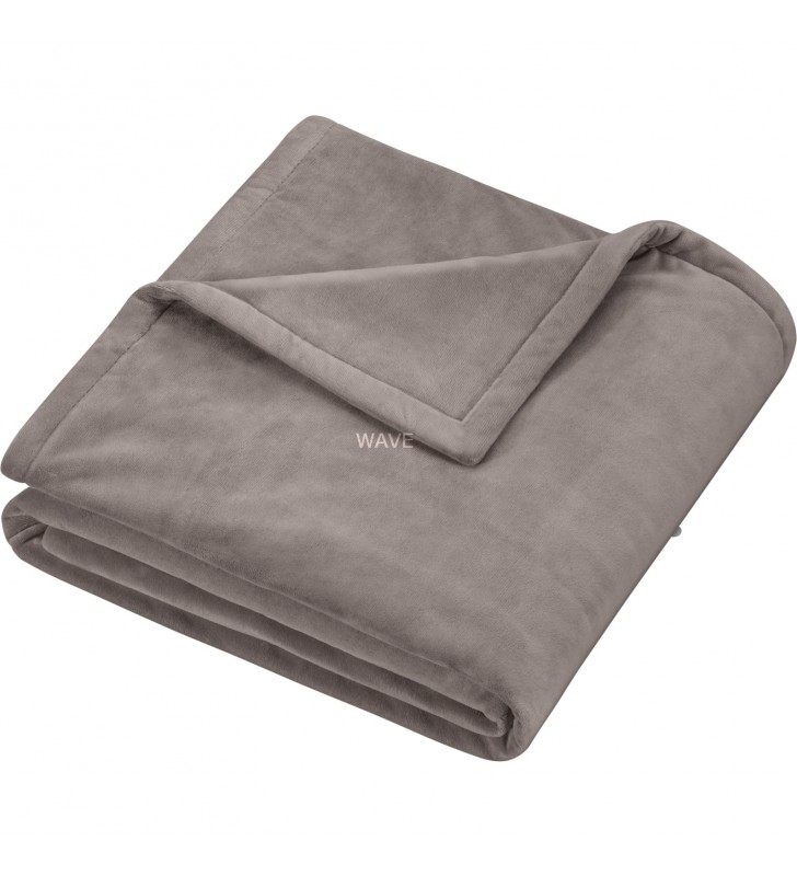 Pătură încălzită Beurer HD 75 Pătură confortabilă, electrică (gri, 130 x 180 cm)
