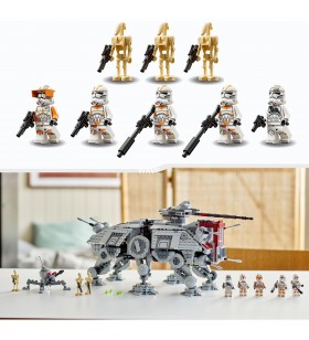 Jucărie de construcție LEGO 75337 Star Wars AT-TE Walker (Setul de minifigurine Revenge of the Sith)
