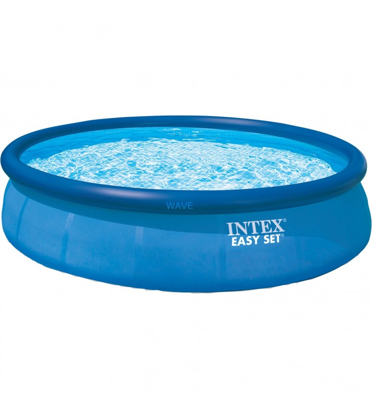 Piscine Intex Easy Set, Ø 396 x 84 cm, piscina (albastru deschis/albastru închis)