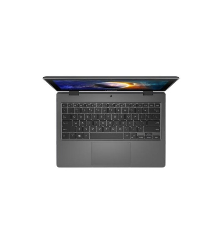 Laptop 2-in-1 ASUS BR1100FKA-BP1429N, Intel Celeron N4500, 11.6inch Touch, RAM 8GB, eMMC 128GB, Intel UHD Graphics, Windows 11 SE, Dark Grey