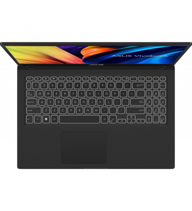 Laptop ASUS 15.6'' VivoBook 15 X1500EA, FHD, Procesor Intel® Core™ i7-1165G7 (12M Cache, up to 4.70 GHz, with IPU), 16GB DDR4, 512GB SSD + 32GB Intel Optane, Intel Iris Xe, No OS, Indie Black