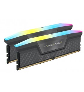 Corsair Vengeance RGB EXPO 64GB (2X32GB) DDR5 PC5-44800C40 5600MHz Dual Channel Kit - Black (CMH64GX5M2B5600Z40K)