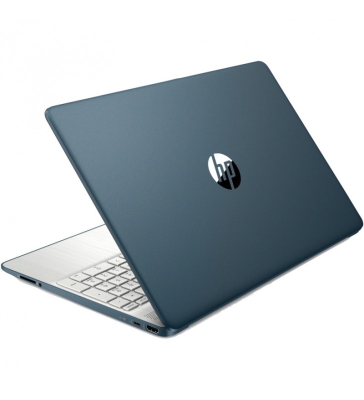 Laptop HP 15.6'' 15s-fq5027nq, FHD, Procesor Intel® Core™ i5-1235U (12M Cache, up to 4.40 GHz, with IPU), 8GB DDR4, 512GB SSD, Intel Iris Xe, Free DOS, Spruce Blue