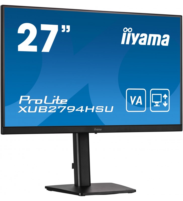 iiyama ProLite XUB2794HSU-B1 monitoare LCD 68,6 cm (27") 1920 x 1080 Pixel Full HD Negru