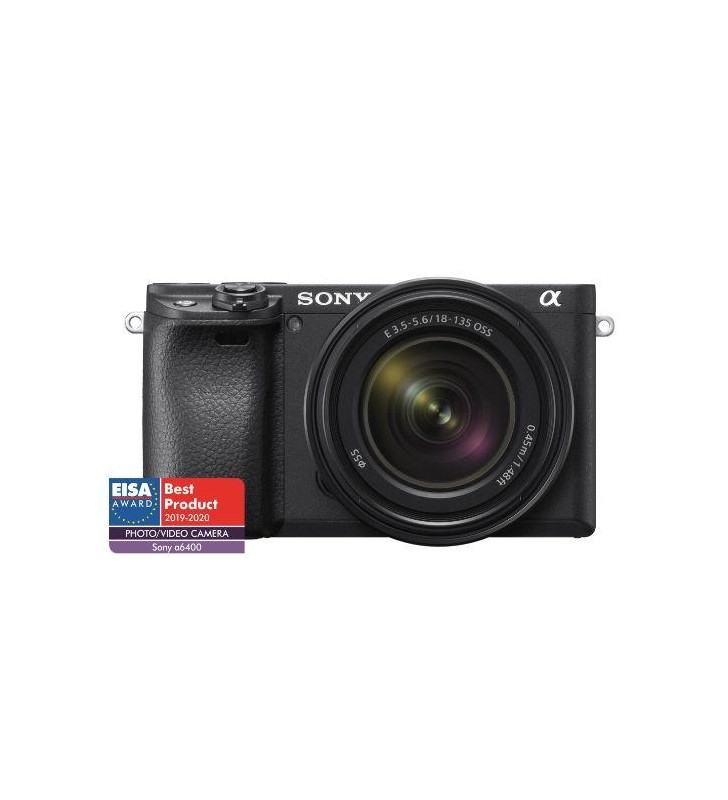 Kit Sony Alpha ILCE-6400M (18-135mm), cameră digitală (negru, inclusiv obiectiv Sony)
