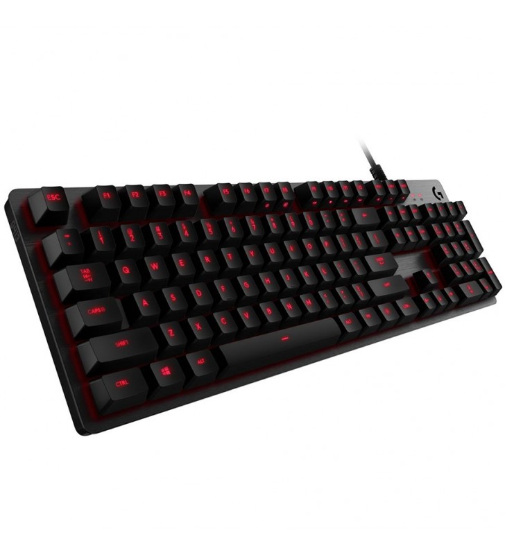 "LOGITECH G413 Mechanical Gaming Keyboard - CARBON - US INT'L - USB - INTNL - RED LED" "920-008310"