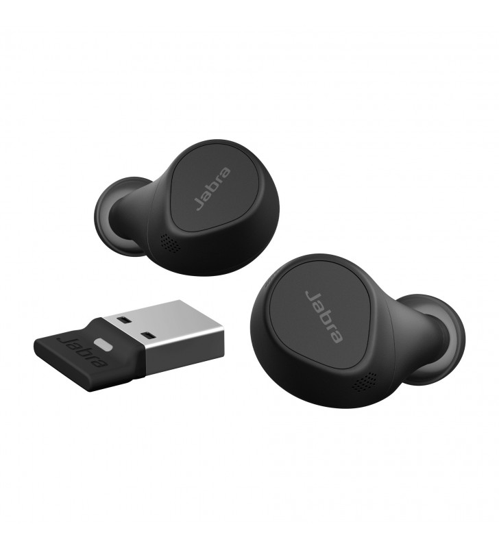 Jabra Evolve2 Buds Căști True Wireless Stereo (TWS) În ureche Apeluri/Muzică Bluetooth Negru