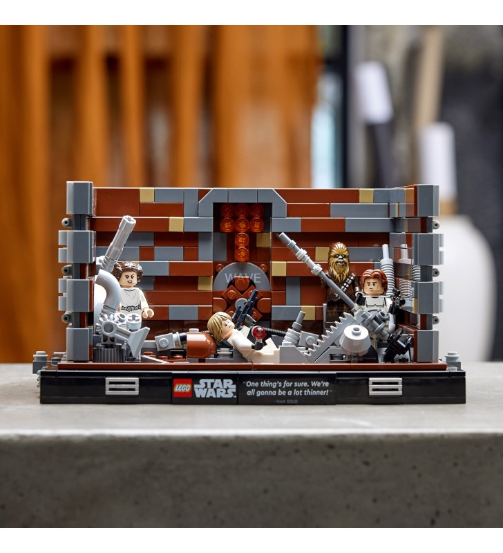 Jucărie de construcție LEGO 75339 Star Wars Star Wars, compactor de gunoi, dioramă