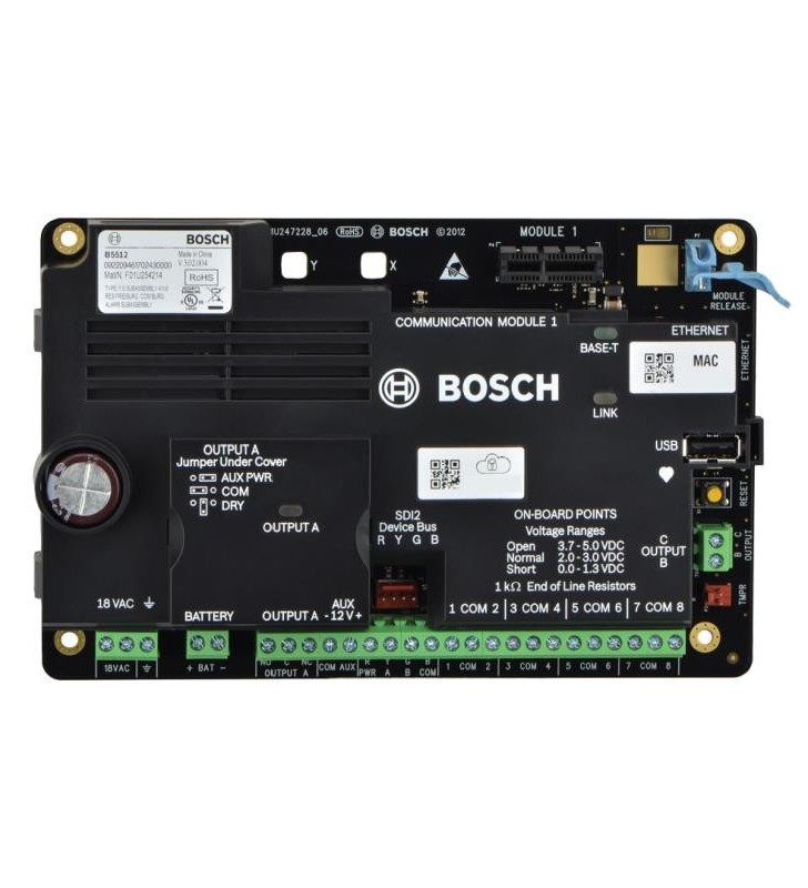 Bosch B5512 sisteme de control al securității accesului Negru