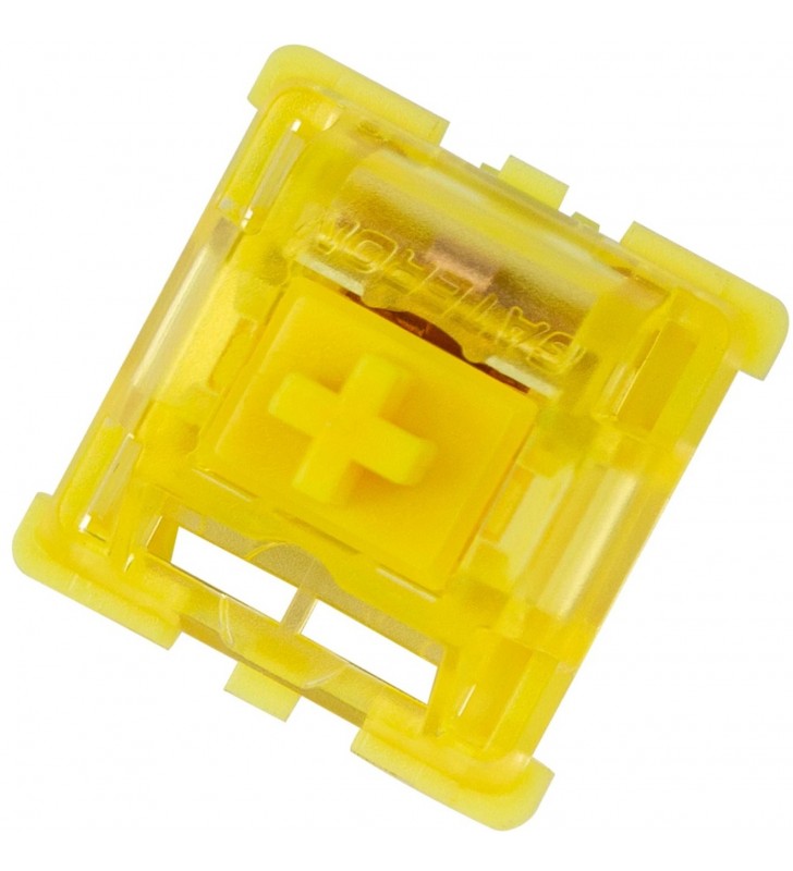 Set Keychron Gateron Phantom Yellow Switch, comutatoare cu cheie (galben, 110 bucăți)