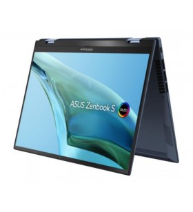 Laptop 2-in-1 ASUS ZenBook S 13 Flip OLED UP5302ZA-LX084W, Intel Core i7-1260P, 13.3inch Touch, RAM 16GB, SSD 1TB, Intel Iris Xe Graphics, Windows 11, Ponder Blue